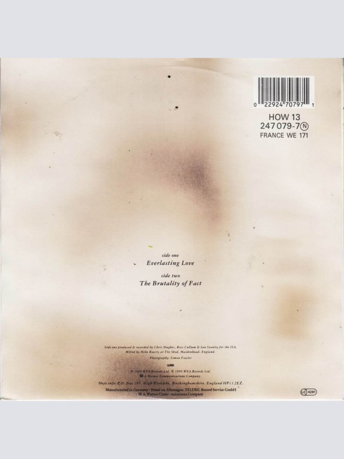 Vinyl / Howard Jones - Everlasting Love