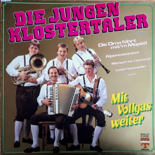 Vinyl / Die Jungen Klostertaler - Mit Vollgas Weiter