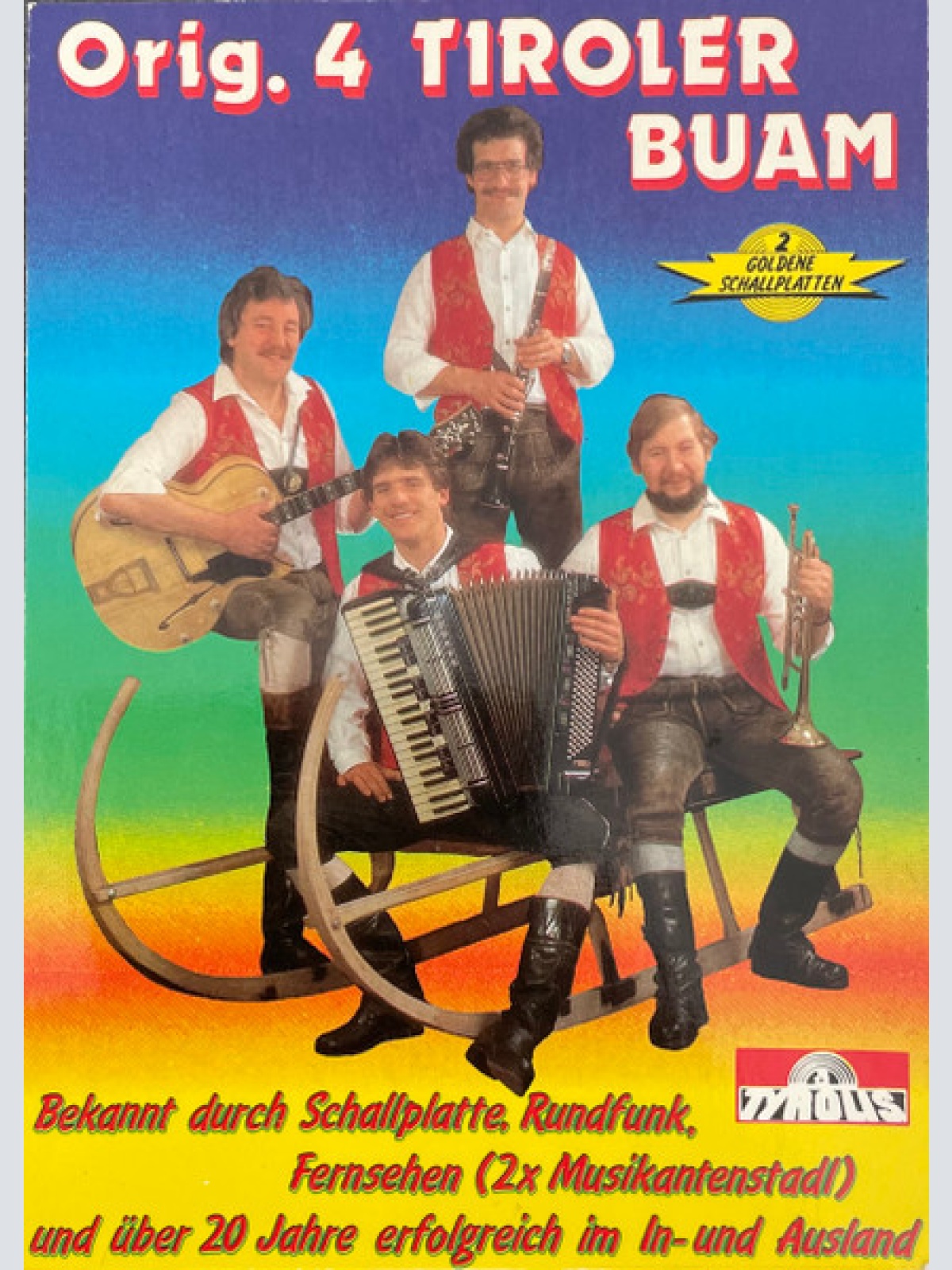 Vinyl / Orig. 4 Tiroler Buam* - Die Liab Is Plötzlich Da