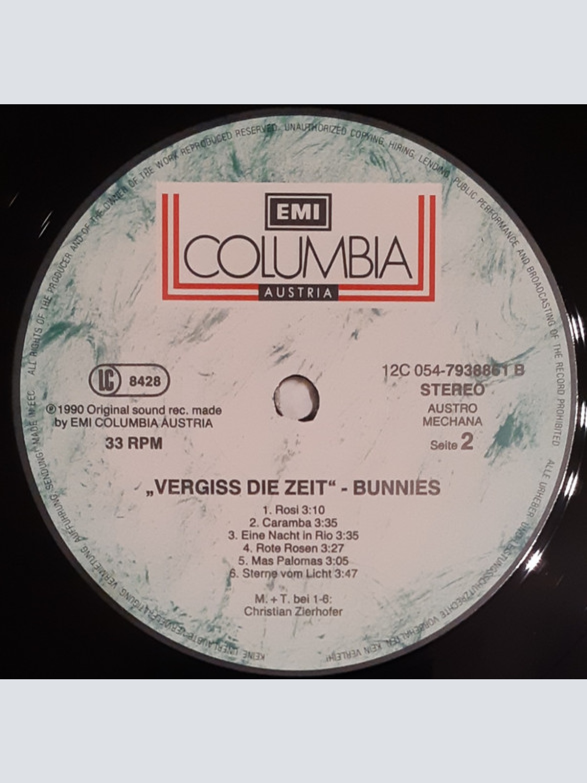 Vinyl / Bunnies (3) - Vergiß Die Zeit