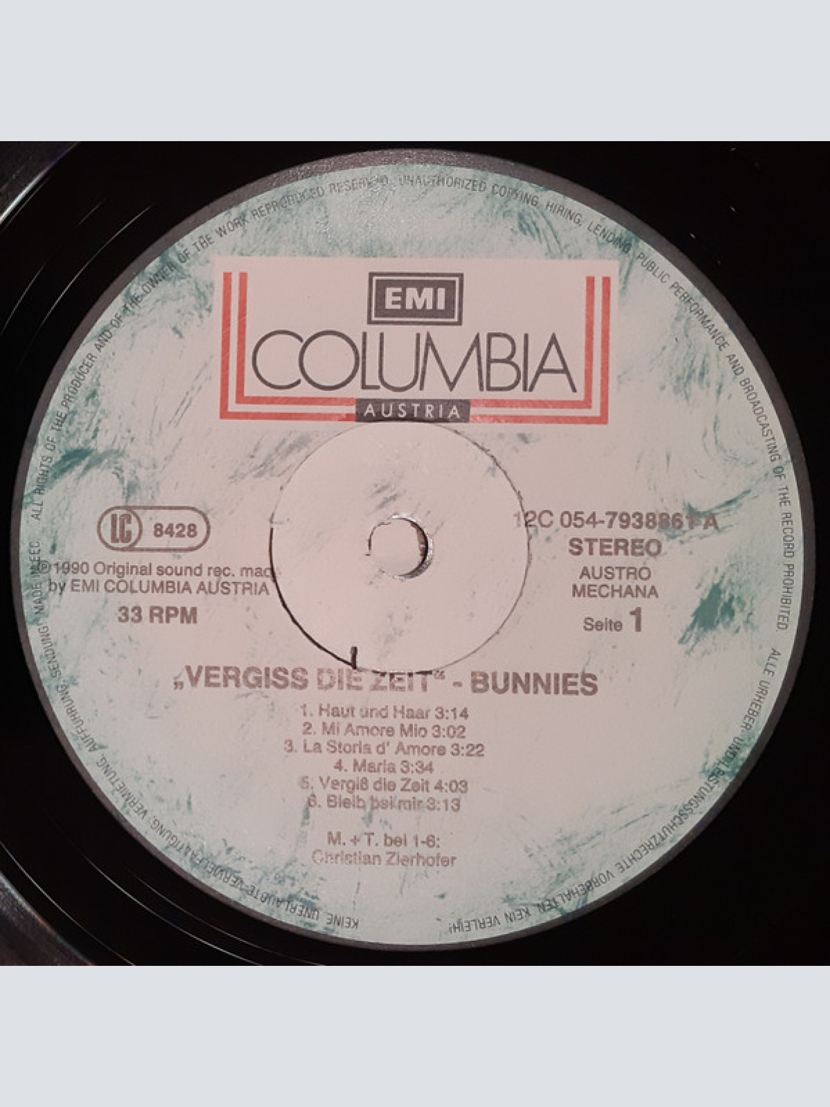 Vinyl / Bunnies (3) - Vergiß Die Zeit