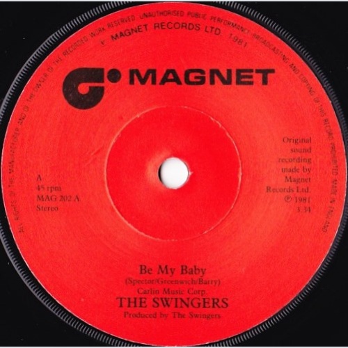 Vinyl / The Swingers (12) - Be My Baby