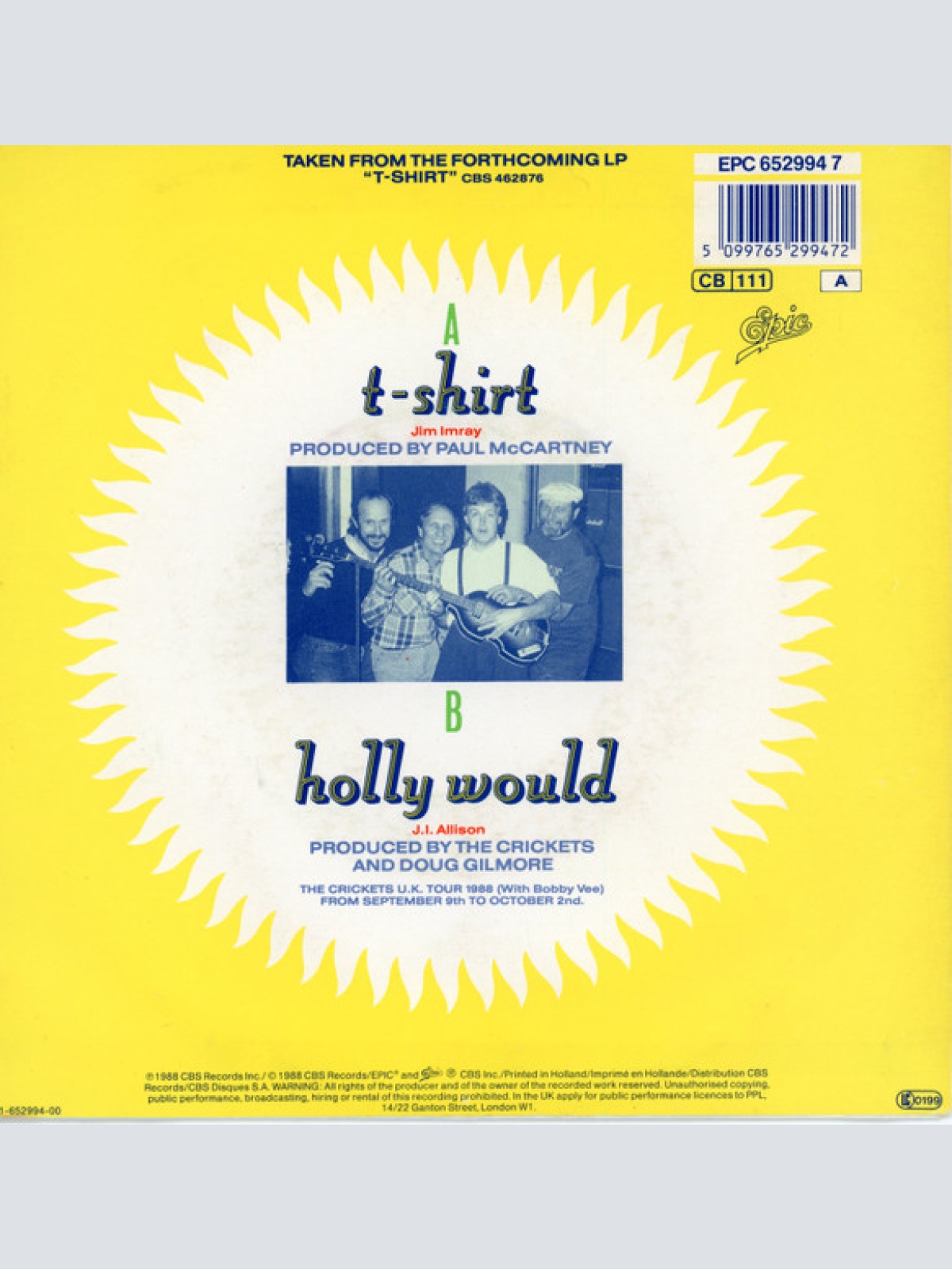 Vinyl / The Crickets (2) - T-Shirt