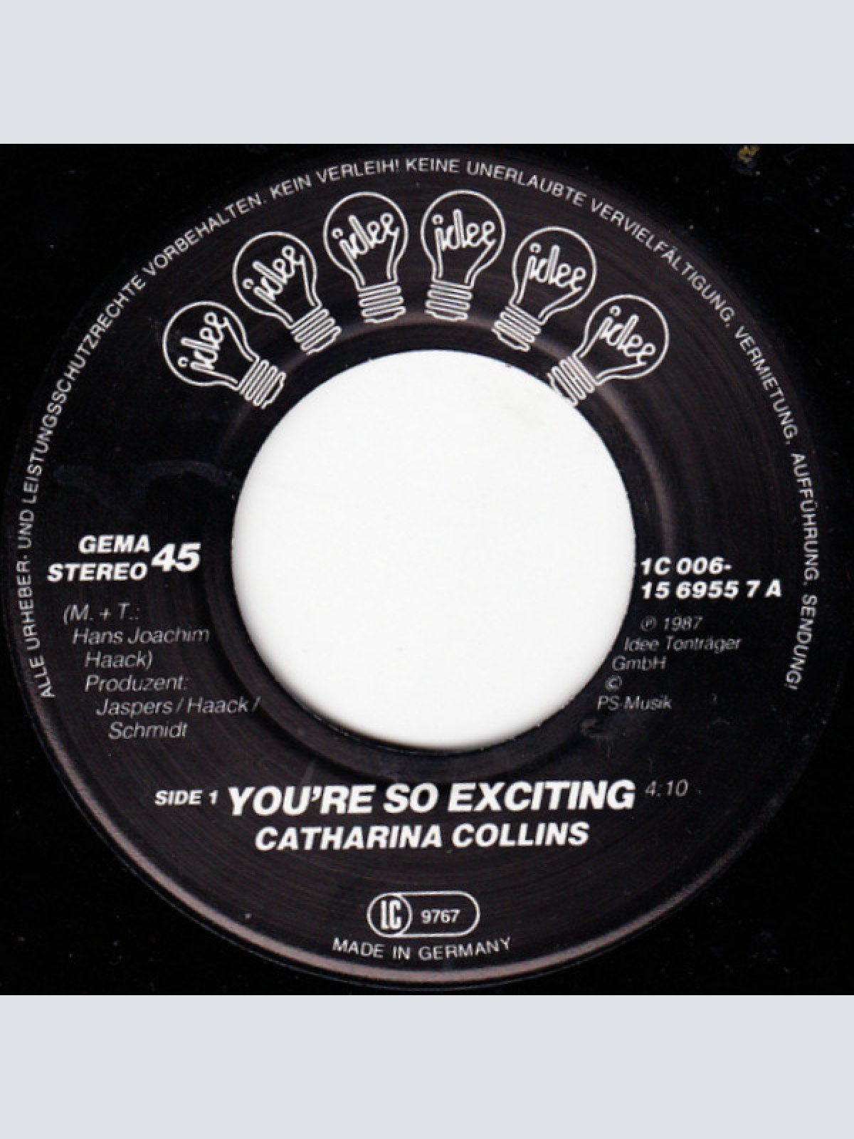 Vinyl / Catharina Collins - You're So Exciting