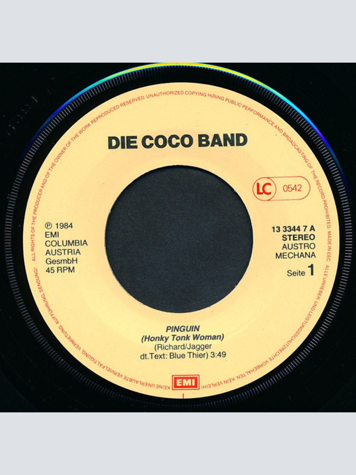 Vinyl / Die Coco Band - Pinguin