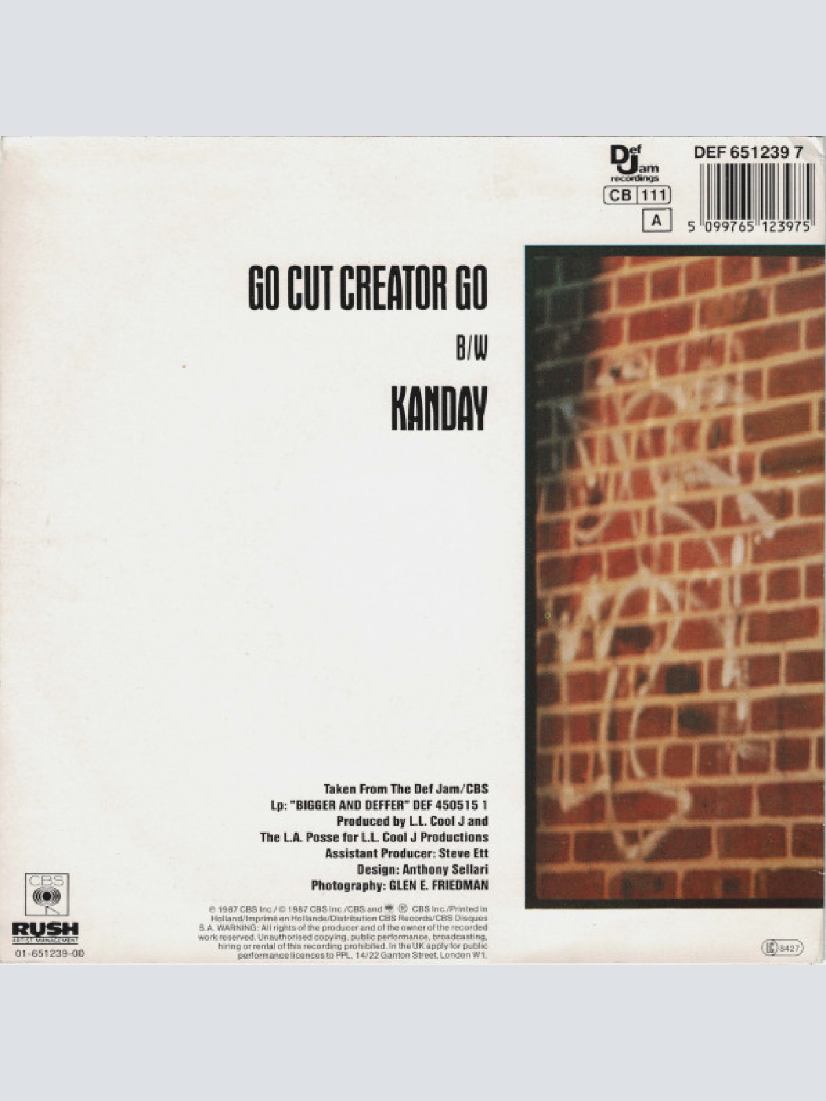 Vinyl / L.L.Cool J* - Go Cut Creator Go
