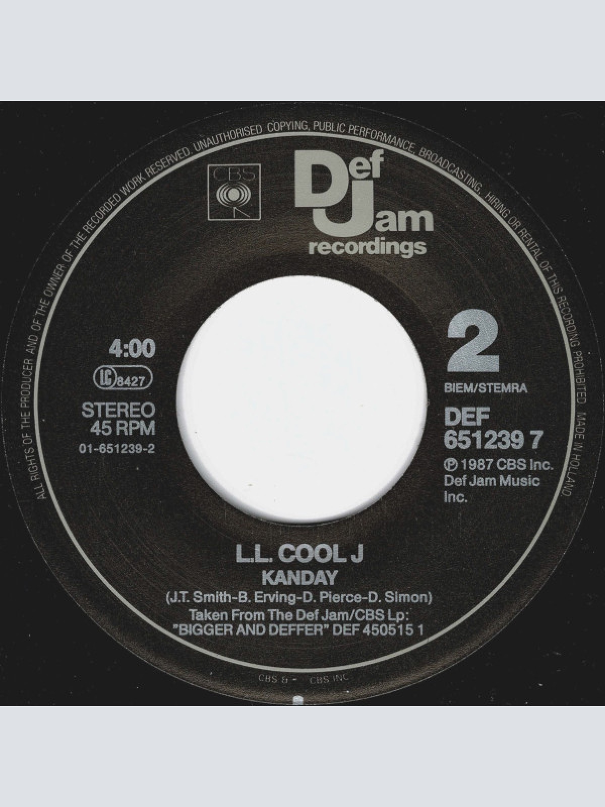 Vinyl / L.L.Cool J* - Go Cut Creator Go