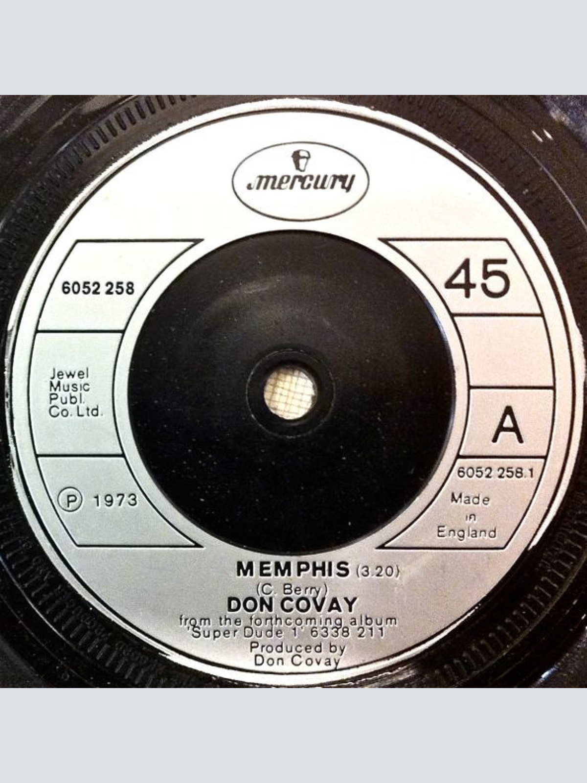 Vinyl / Don Covay - Memphis / Leave Him (Part 1)