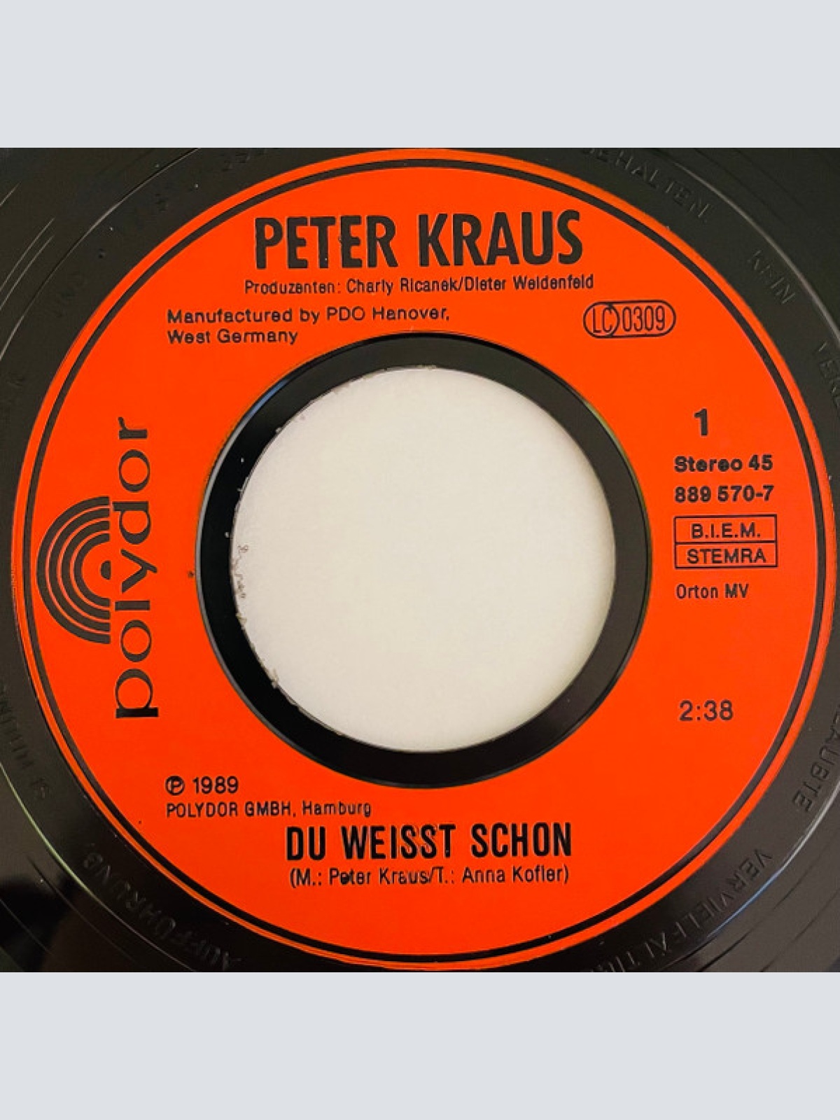 Vinyl / Peter Kraus - Du Weißt Schon