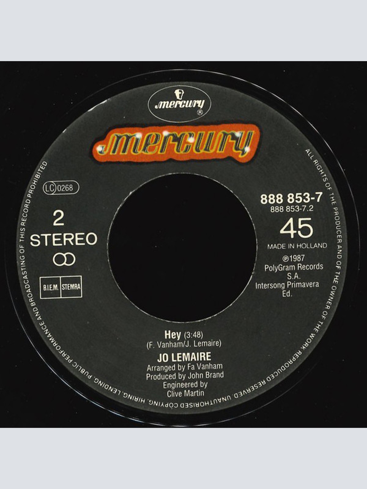 Vinyl / Jo Lemaire - Perfect Understanding