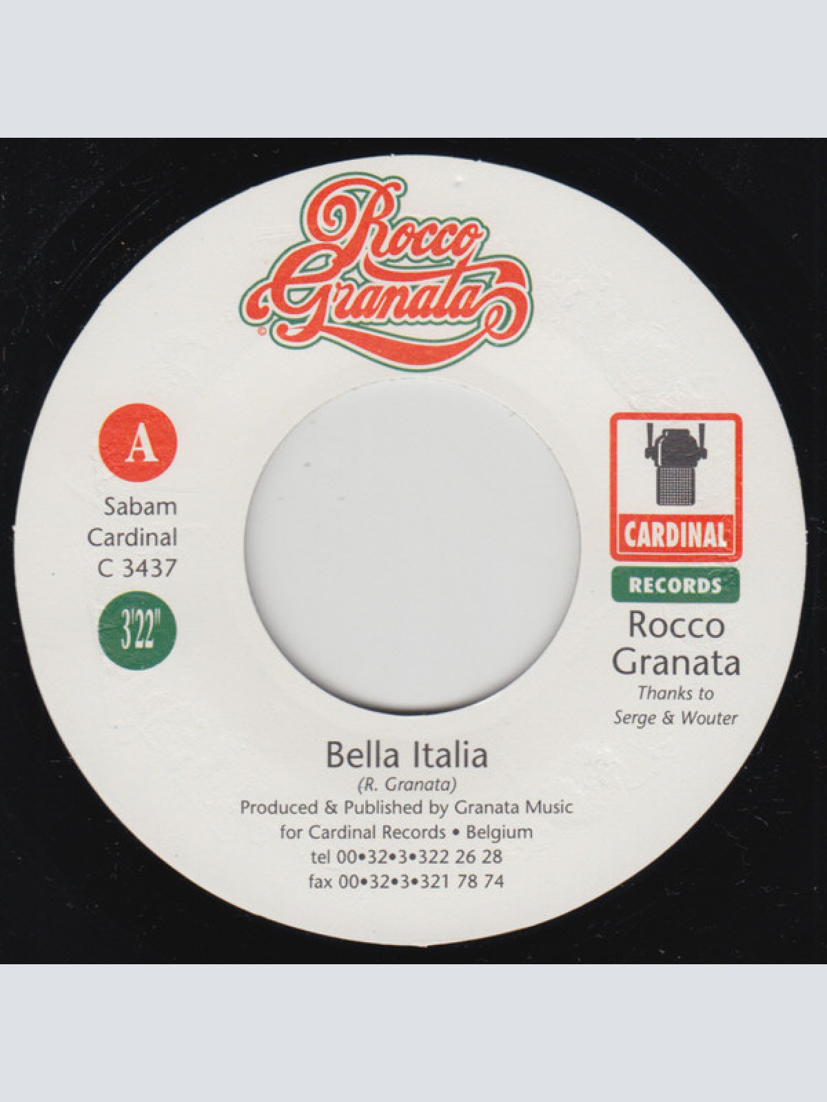 Vinyl / Rocco Granata - Bella Italia / Luna