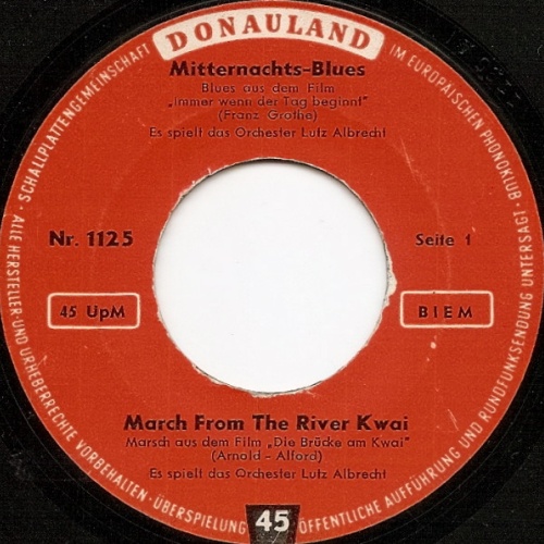 Vinyl / Orchester Lutz Albrecht* / Orchester Klaus Kovarik - Mitternachts-Blues / March From The River Kwai / Rock 'N' Roll-Party