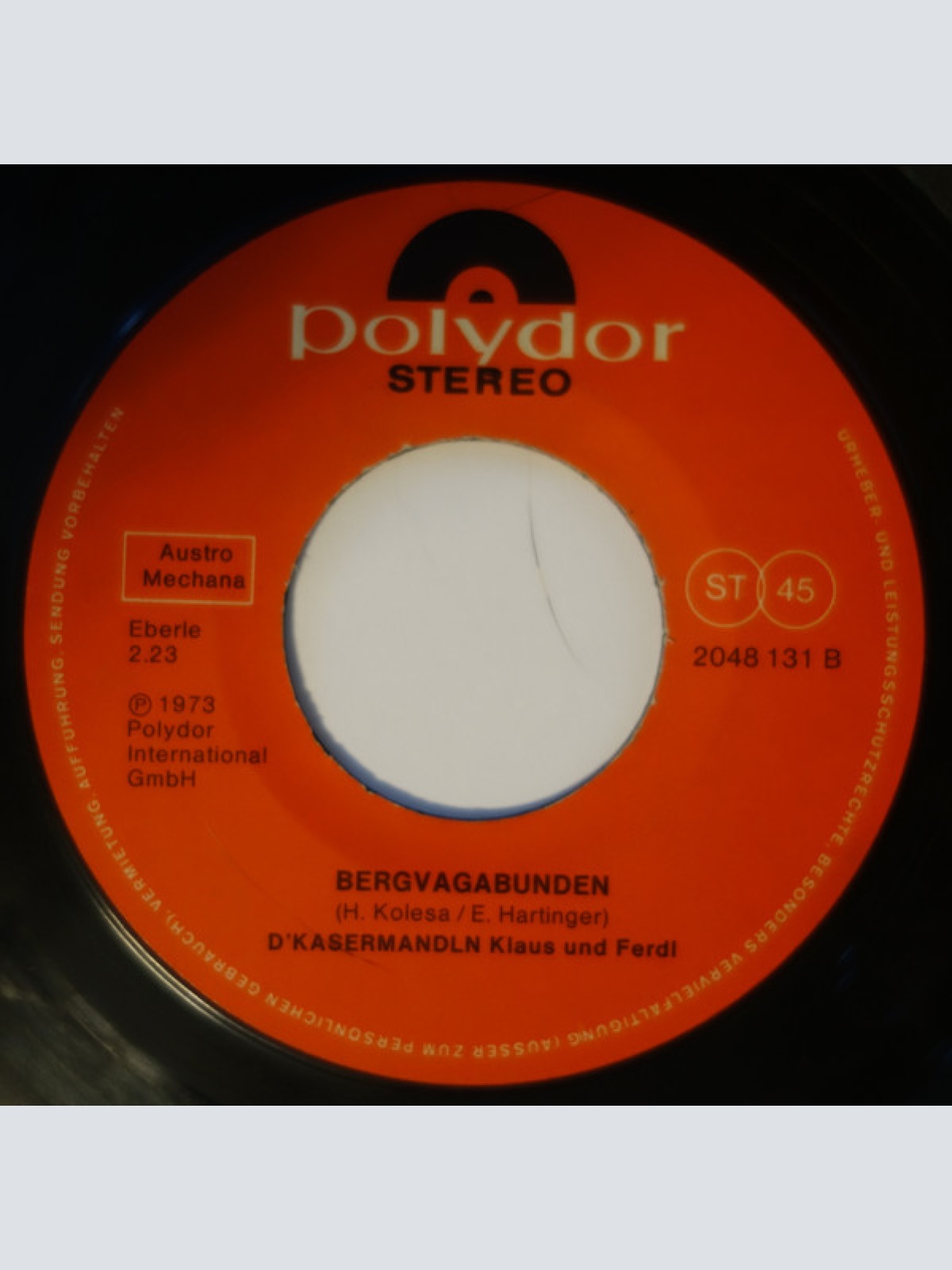 Vinyl / D'Kasermandln, Klaus Und Ferdl - Bergvagabunden