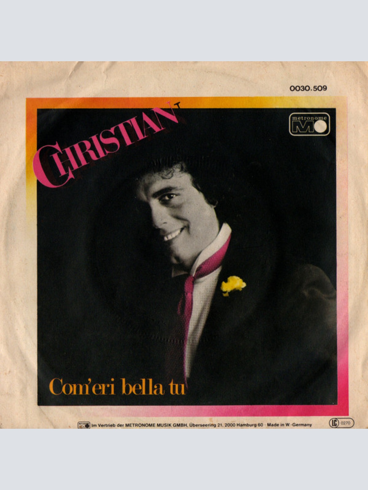 Vinyl / Christian (106) - Un'Altra Vita, Un Altro Amore