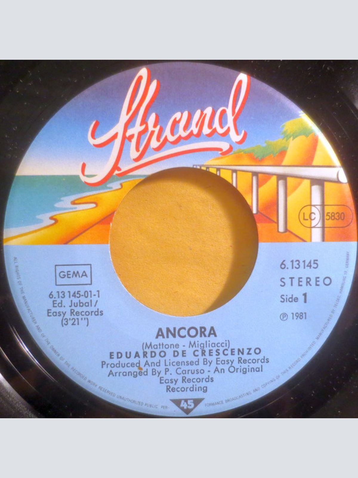 Vinyl / Eduardo De Crescenzo - Ancora