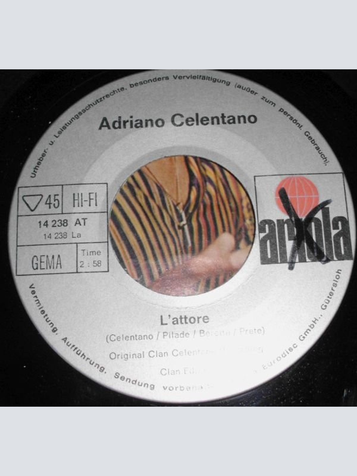 Vinyl / Adriano Celentano - L'attore
