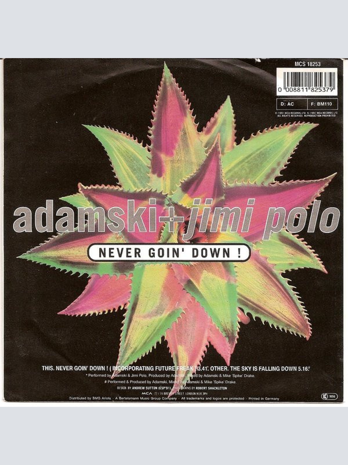 Vinyl / Adamski + Jimi Polo - Never Goin' Down!