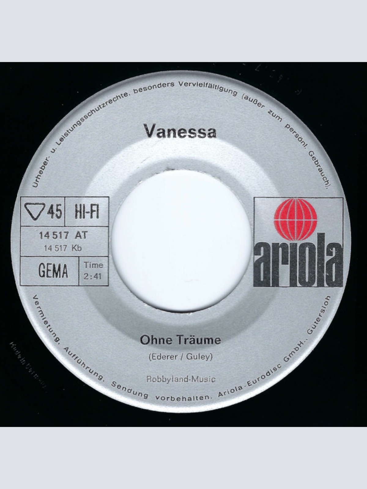 Vinyl / Vanessa (64) - Märchen Die Das Leben Schreibt