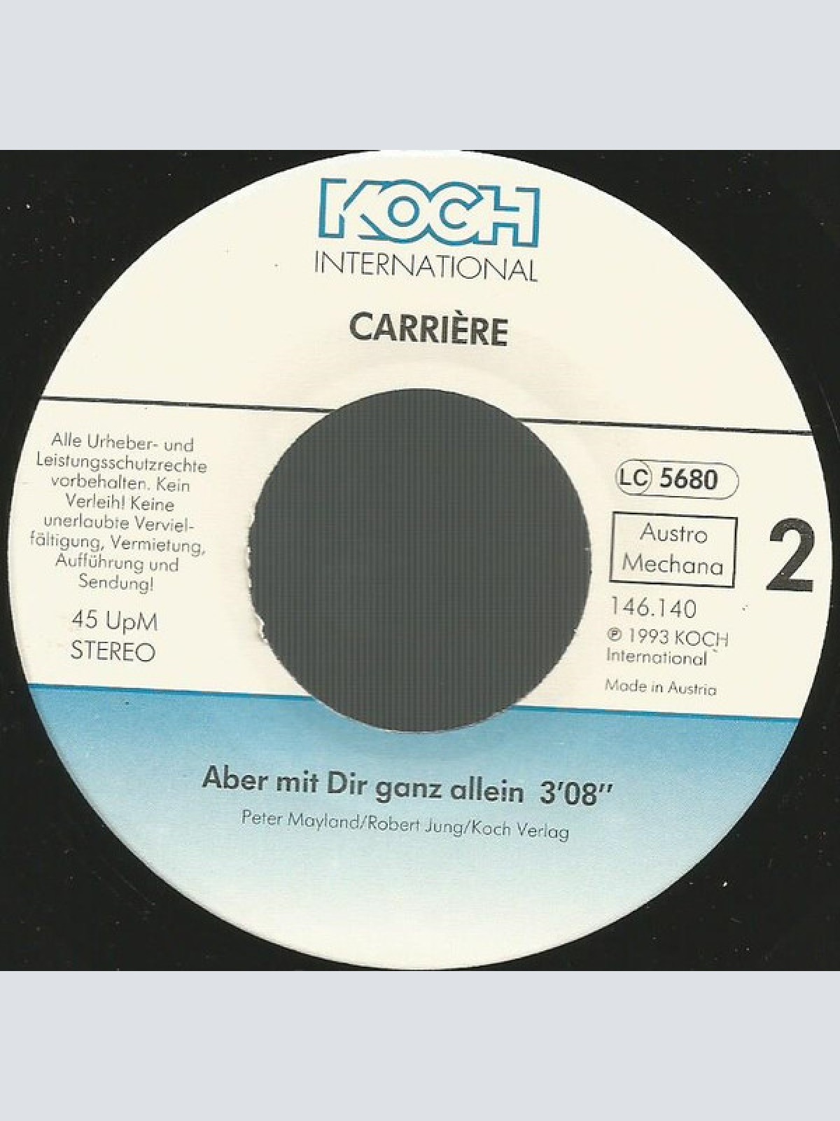 Vinyl / Carrière - Hey Amore