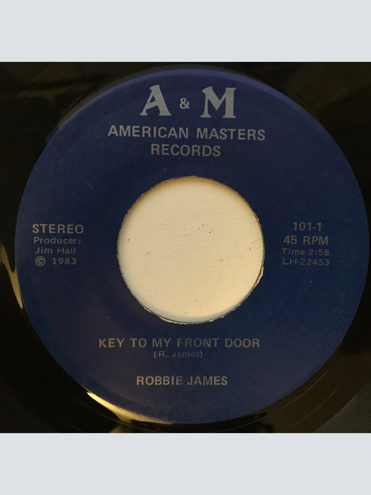Vinyl / Robbie James (4) - Key To My Front Door / There's No Doubt