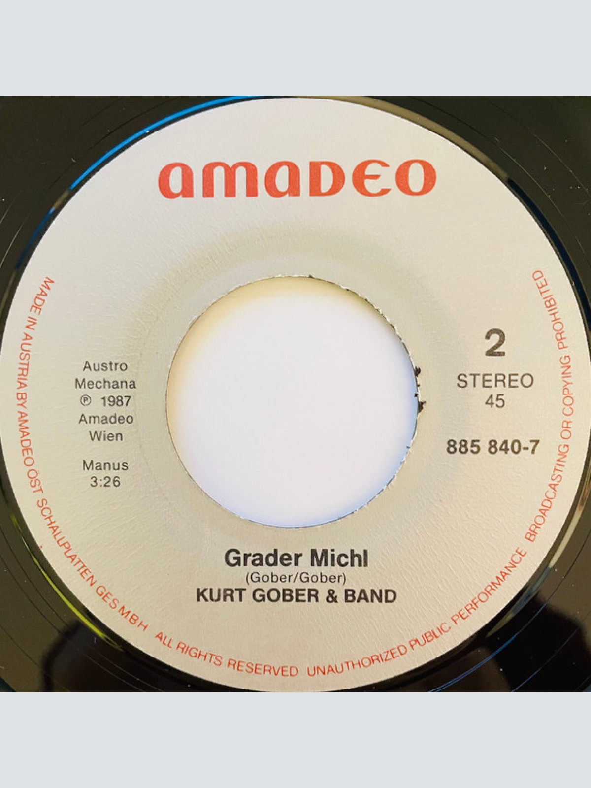 Vinyl / Kurt Gober Band - Herzschlag