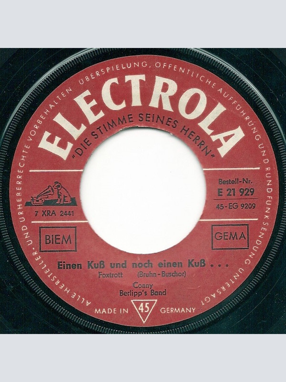 Vinyl / Conny* - Einen Kuß Und Noch Einen Kuß...