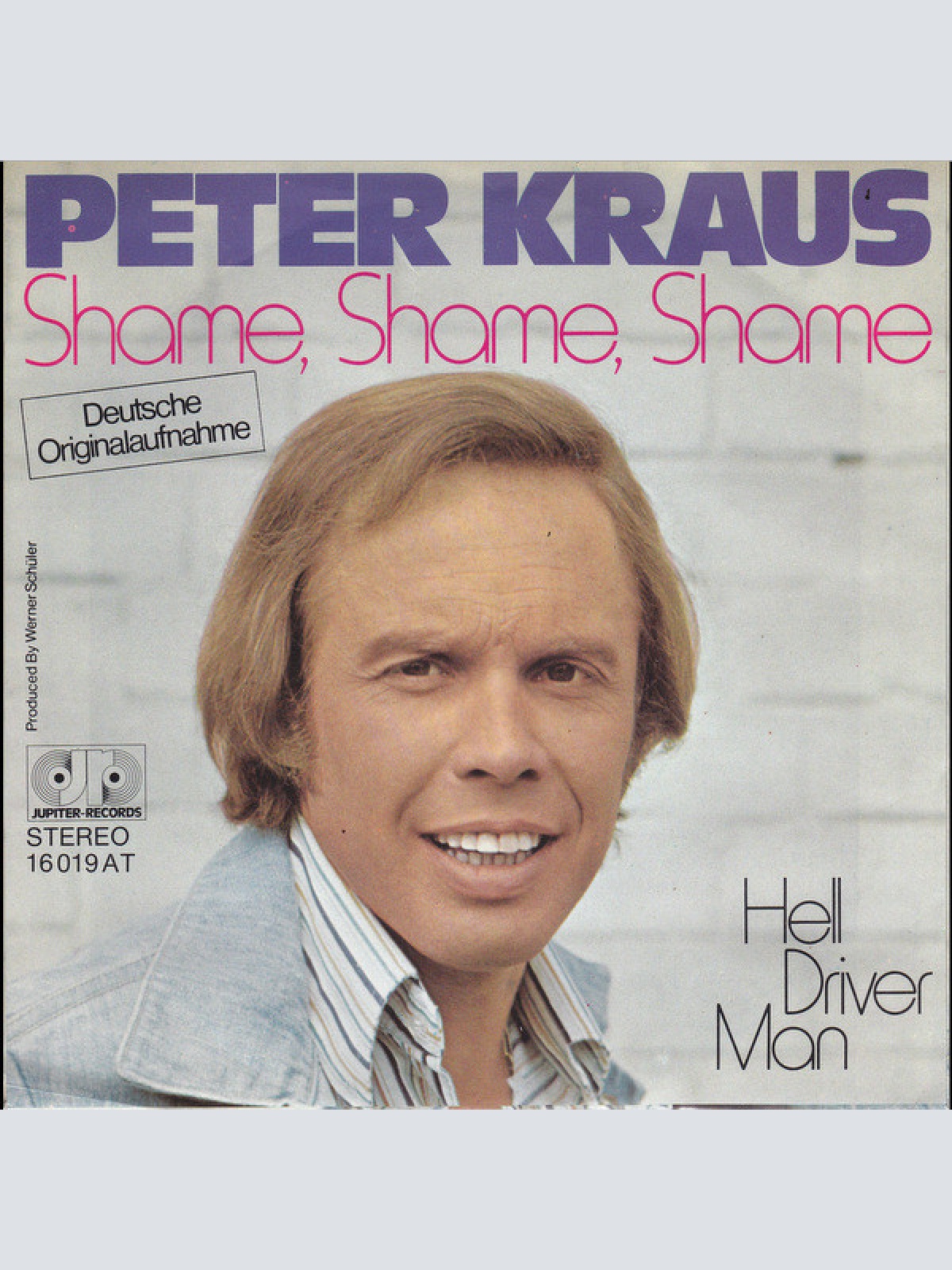 Vinyl / Peter Kraus - Shame, Shame, Shame