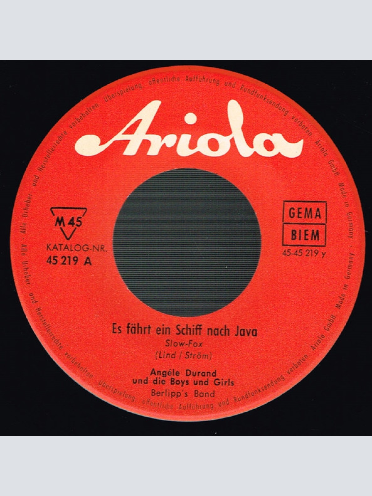 Vinyl / Angéle Durand* - Ja, Ich Bin Die Tolle Frau