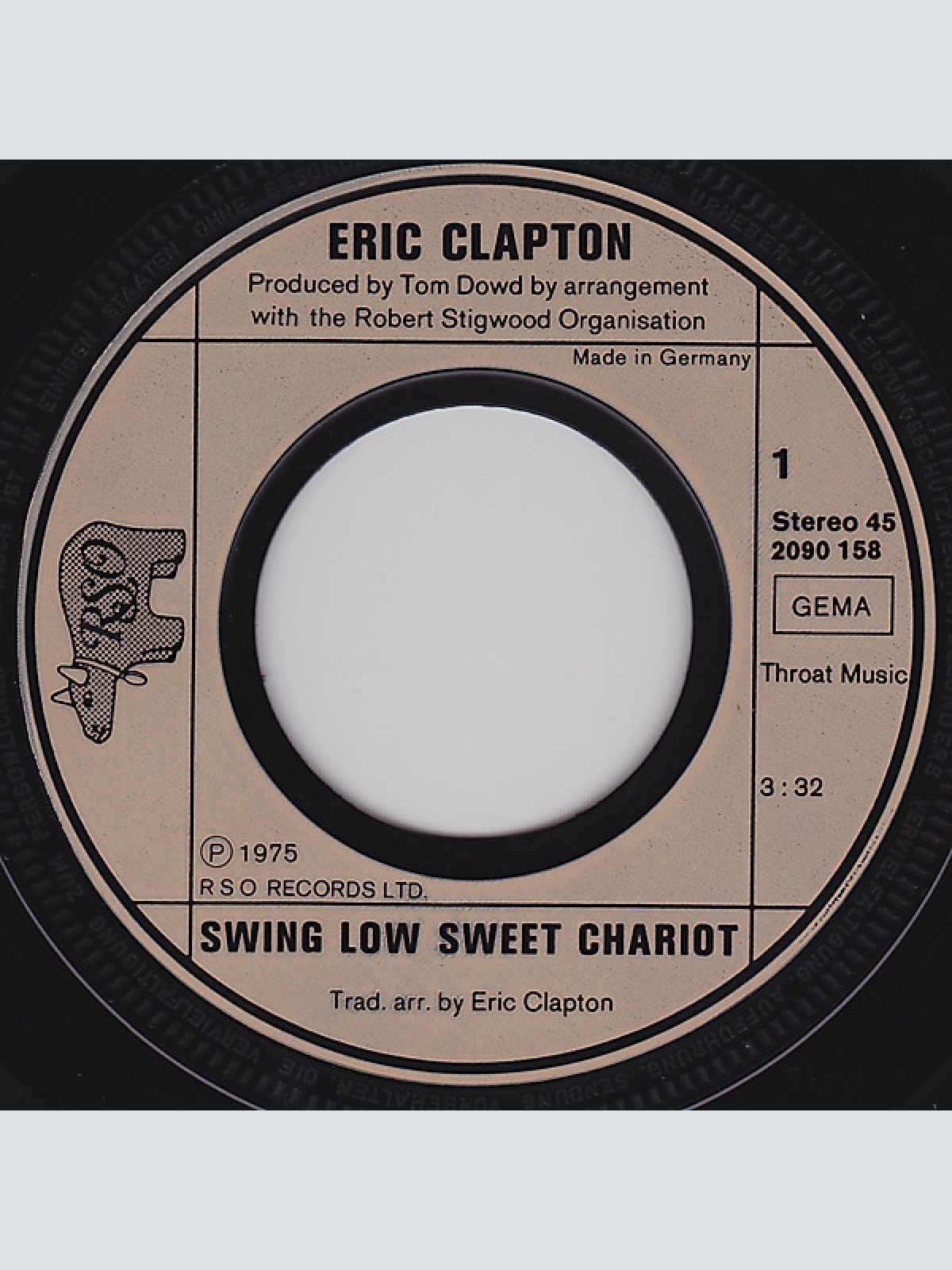 Vinyl / Eric Clapton - Swing Low Sweet Chariot