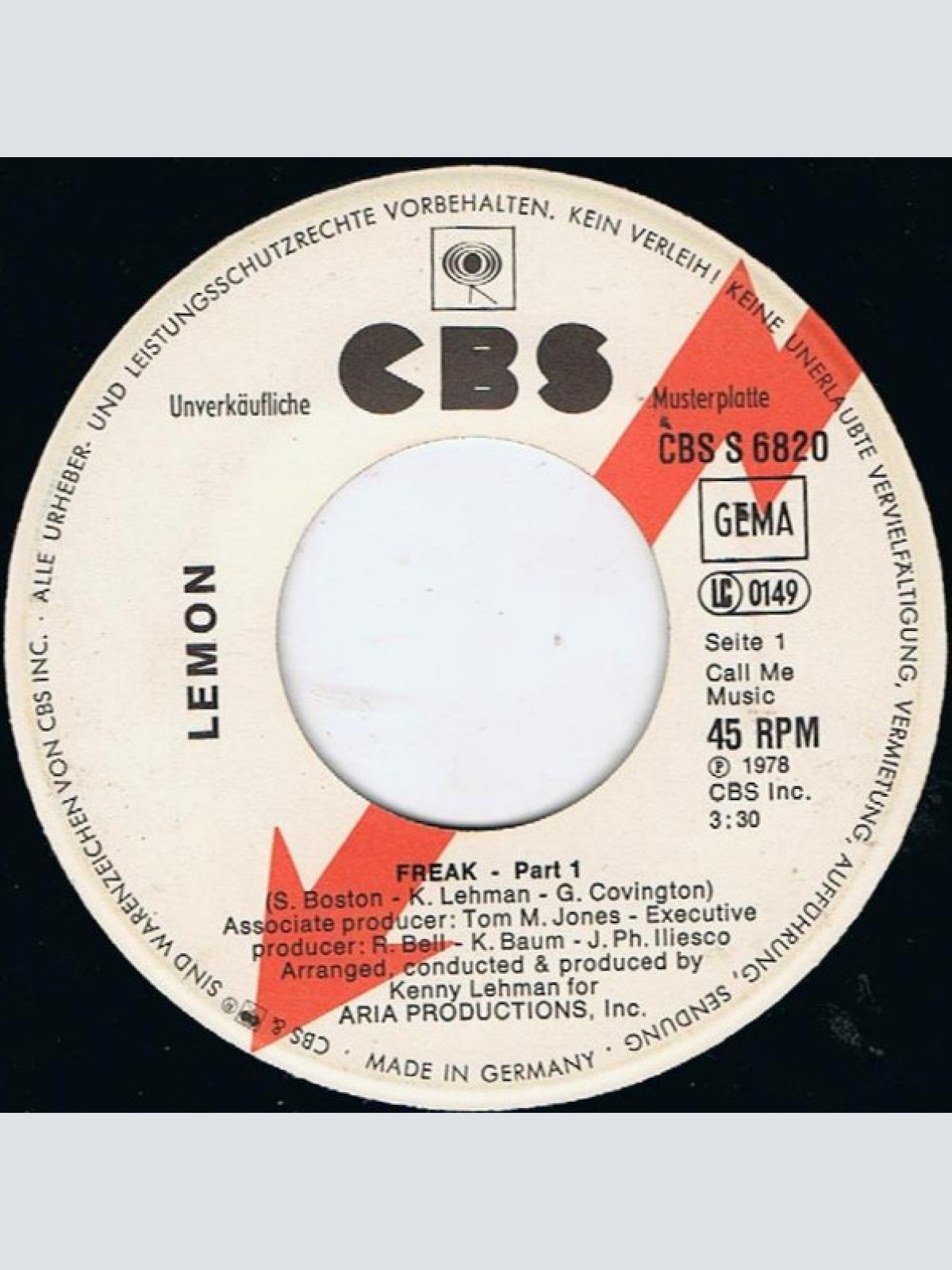 Vinyl / Lemon - Freak (Part 1 & 2)
