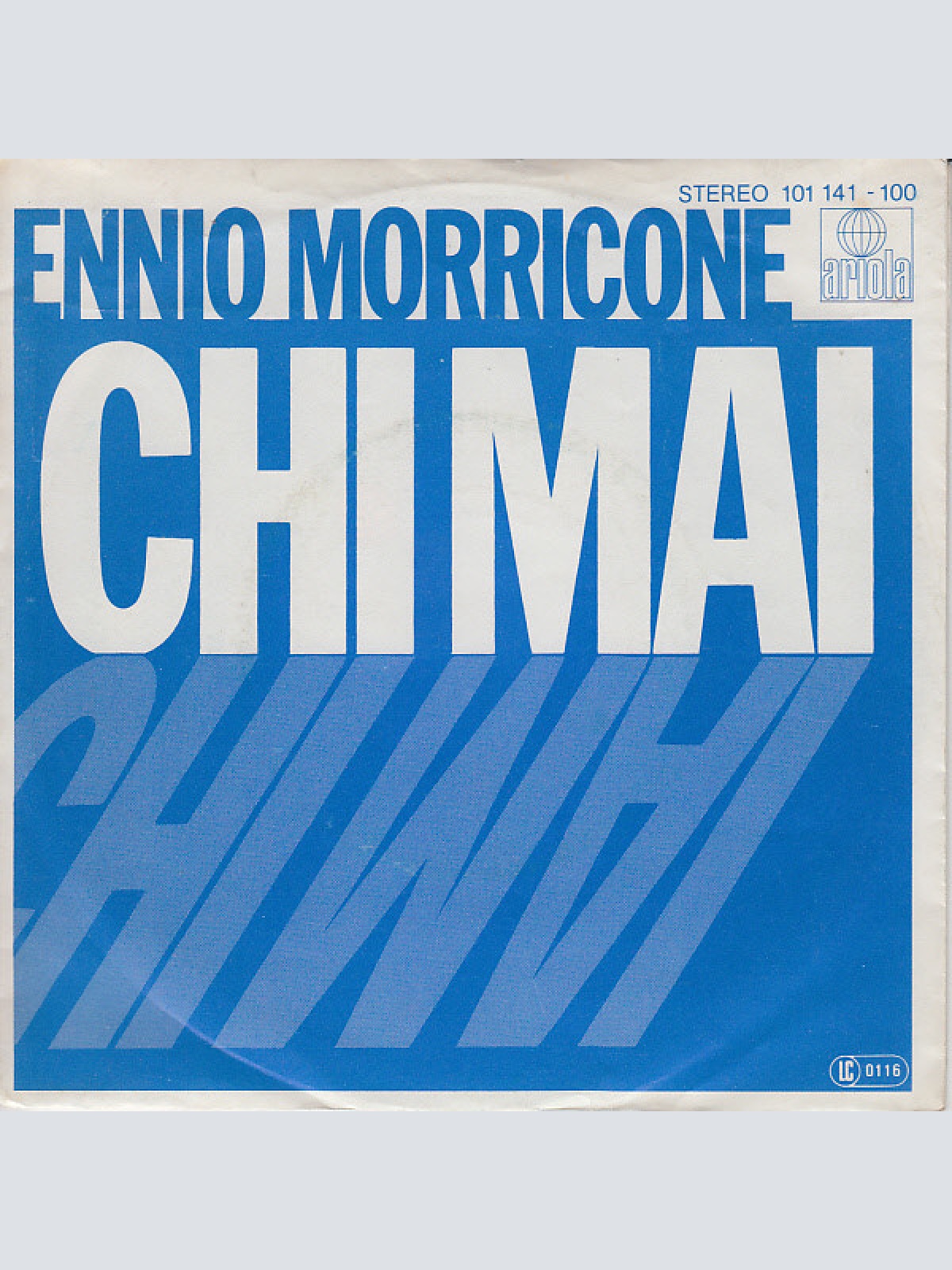 Vinyl / Ennio Morricone - Chi Mai
