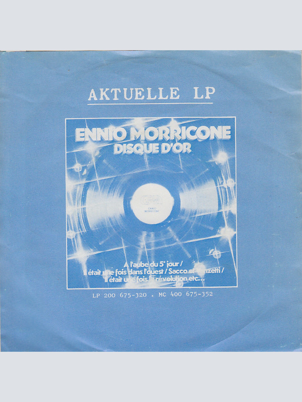 Vinyl / Ennio Morricone - Chi Mai