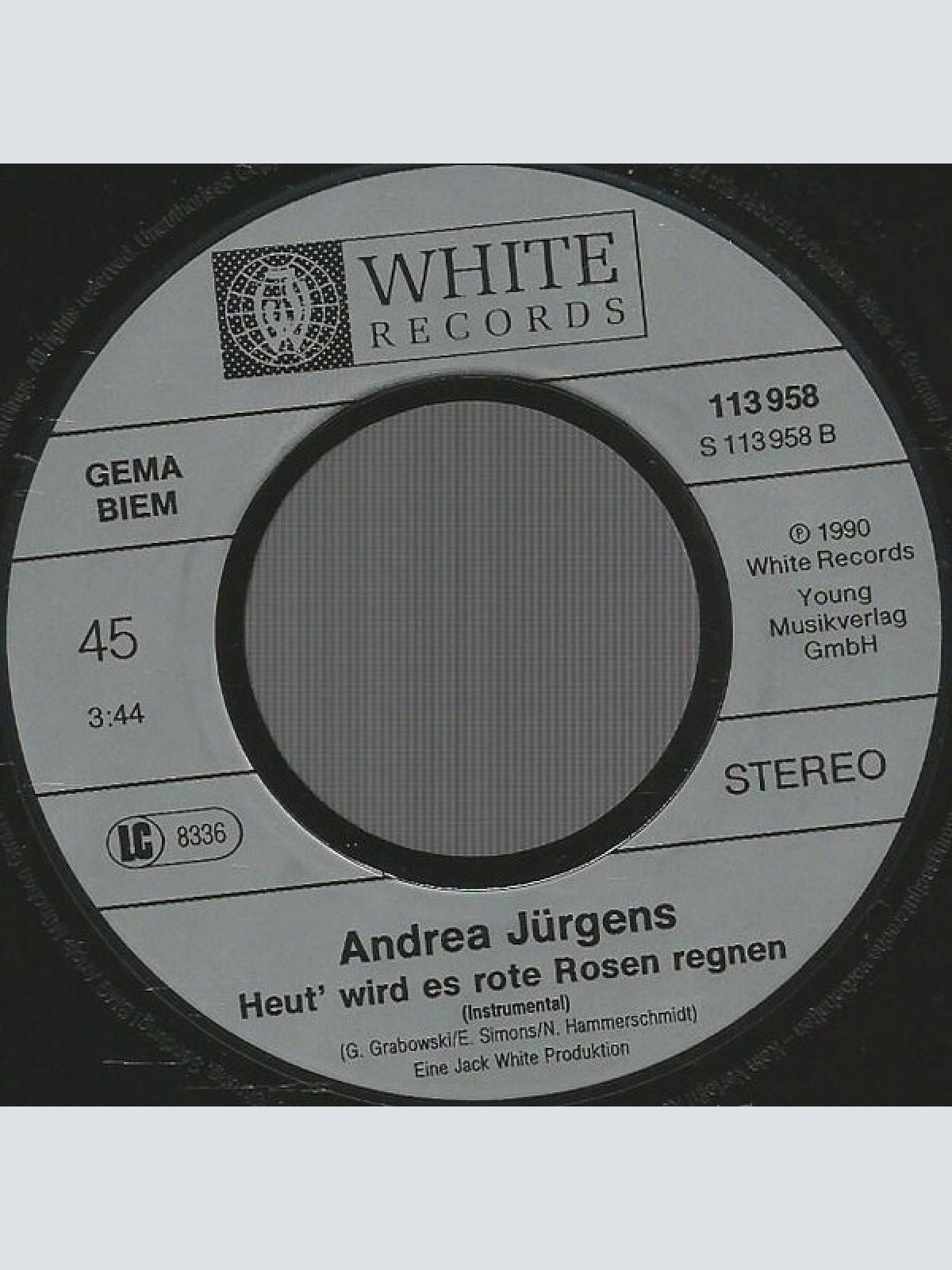 Vinyl / Andrea Jürgens - Heut' Wird Es Rote Rosen Regnen