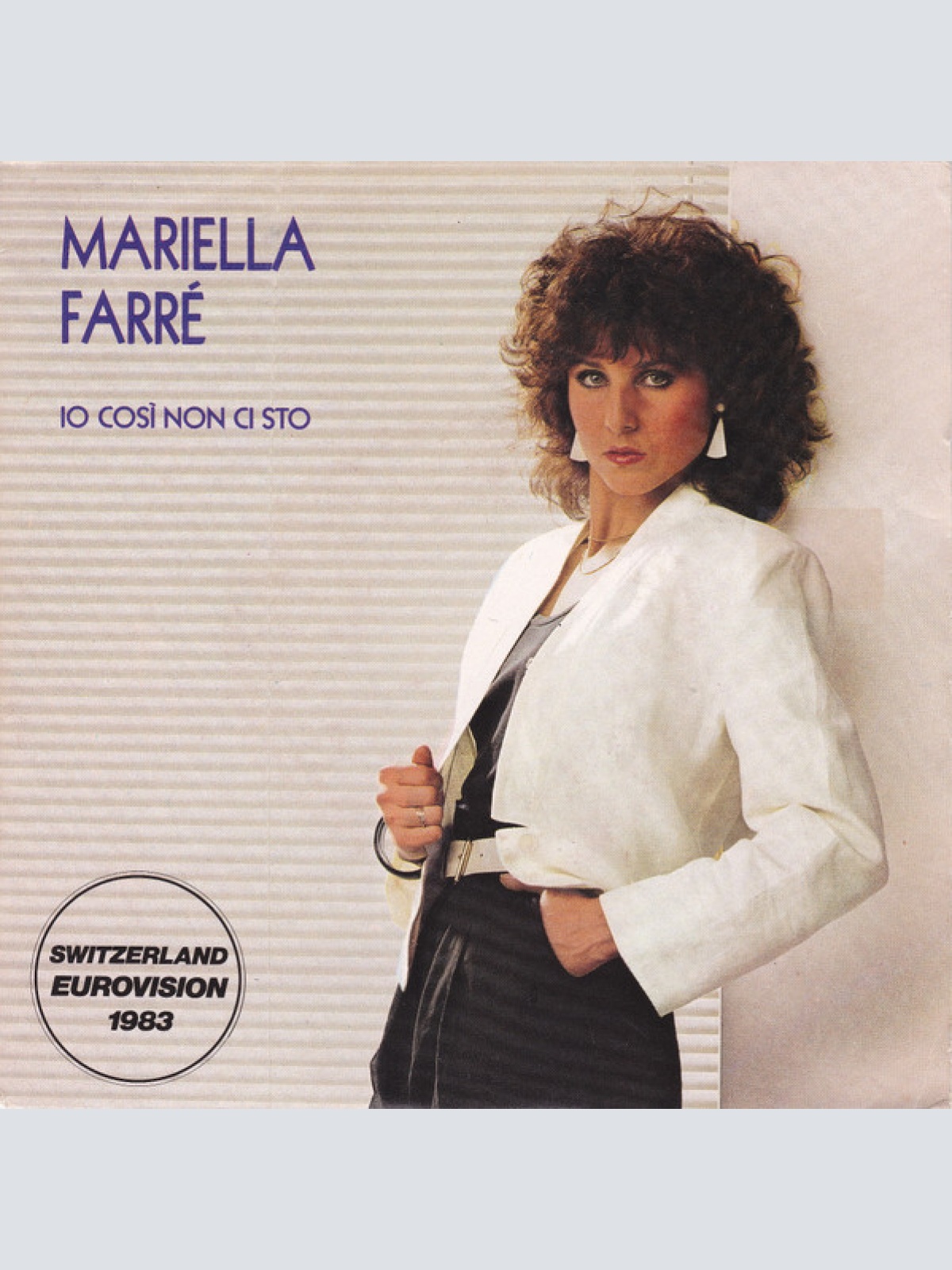 Vinyl / Mariella Farré - Io Così Non Ci Sto