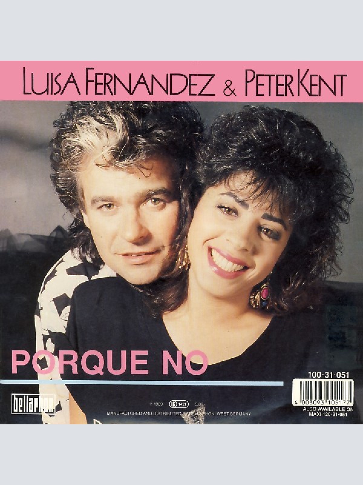 Vinyl / Luisa Fernandez & Peter Kent - Porque No