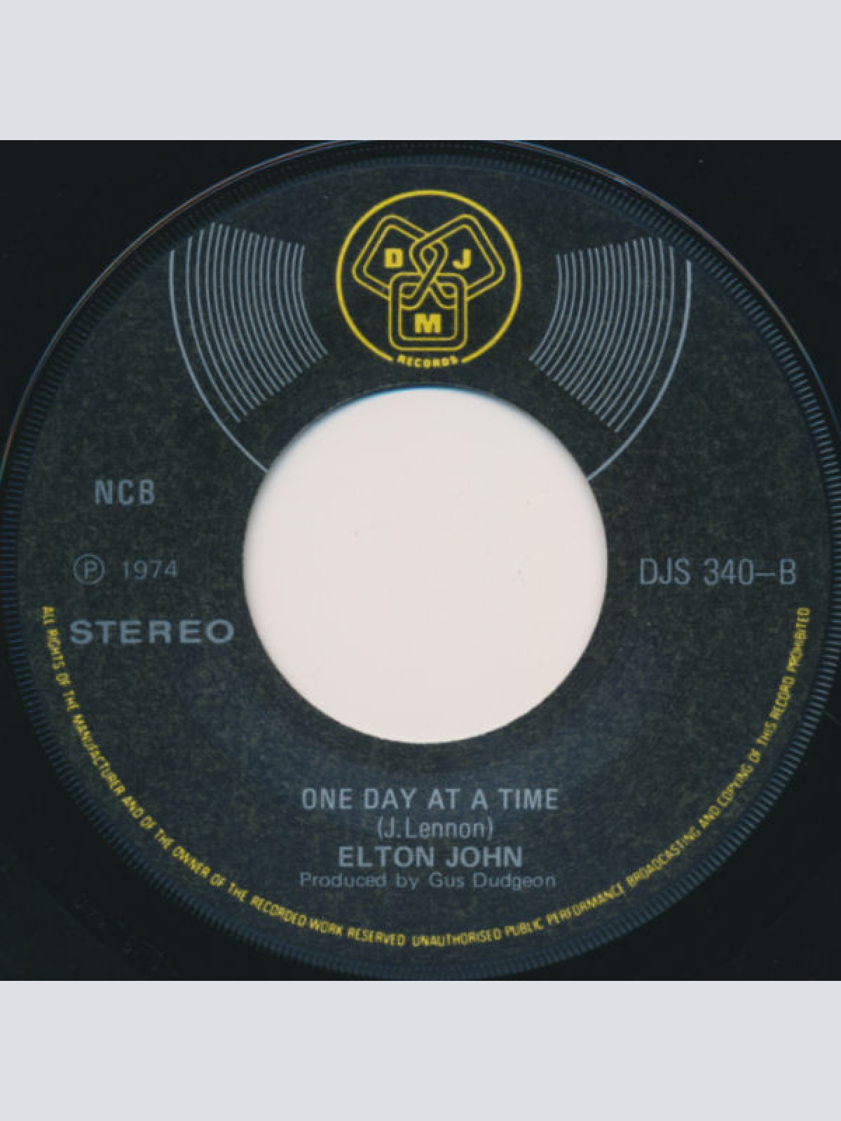 Vinyl / Elton John - Lucy In The Sky With Diamonds / One Day At A Time