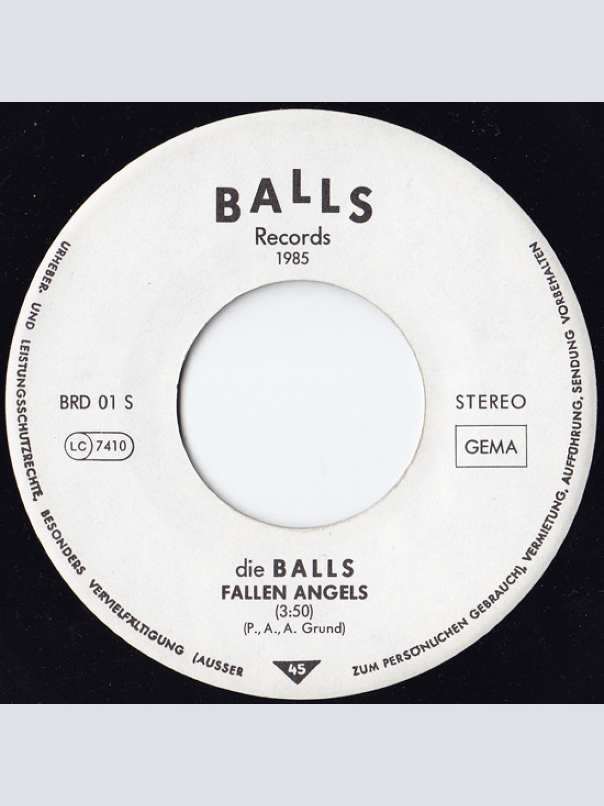 Vinyl / Die Balls* - Sweet Catherine