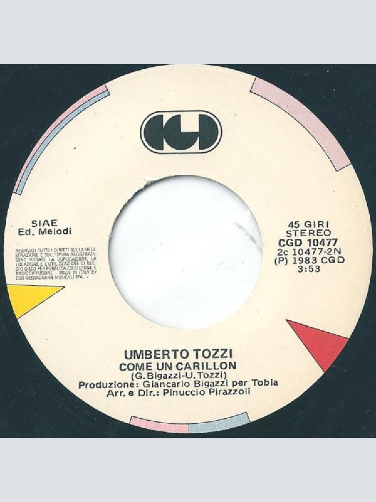 Vinyl / Umberto Tozzi - Nell'Aria C'È