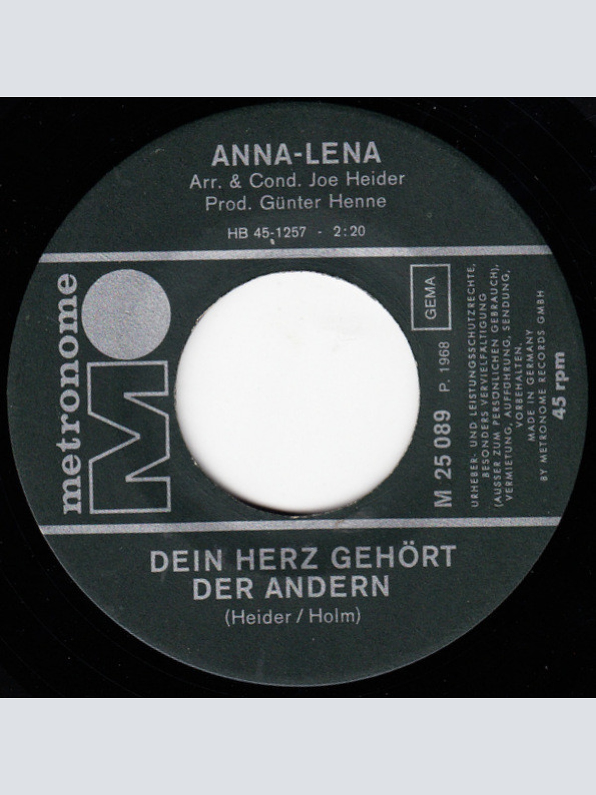 Vinyl / Anna-Lena* - Rot Ist Die Liebe