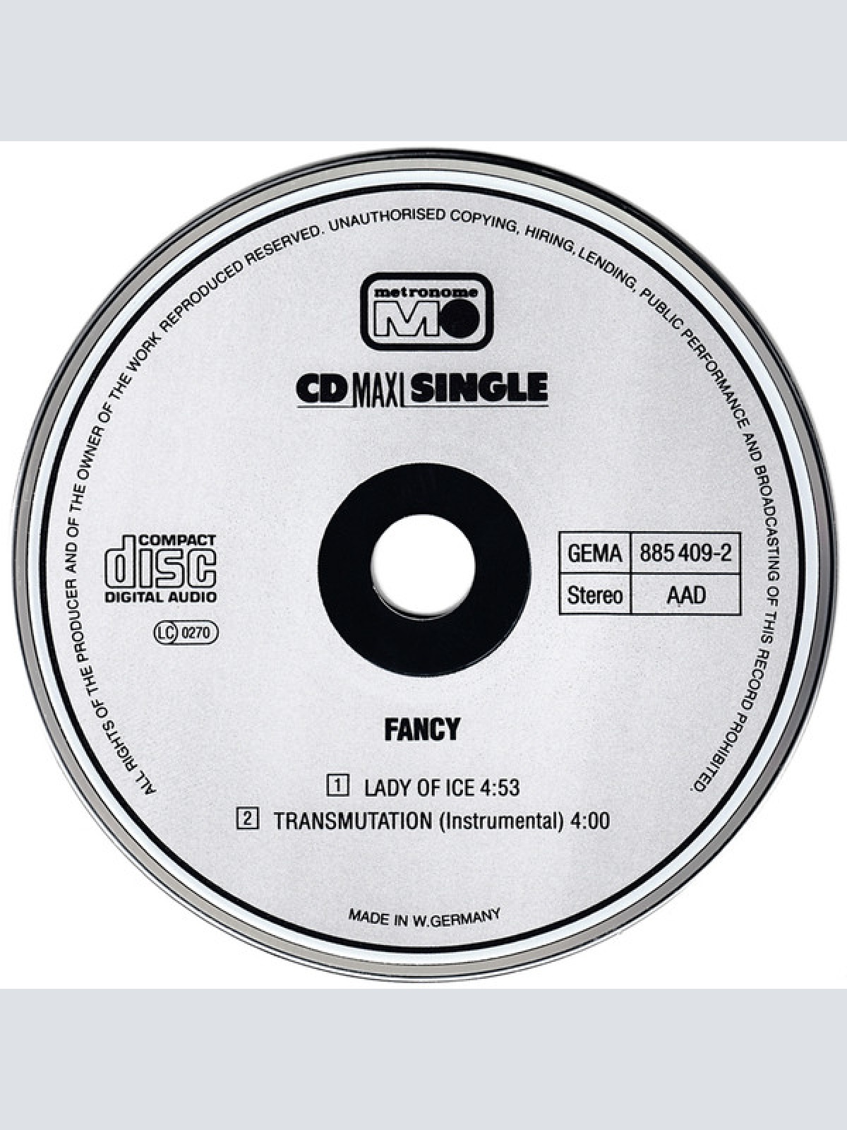 CD / Fancy - Lady Of Ice