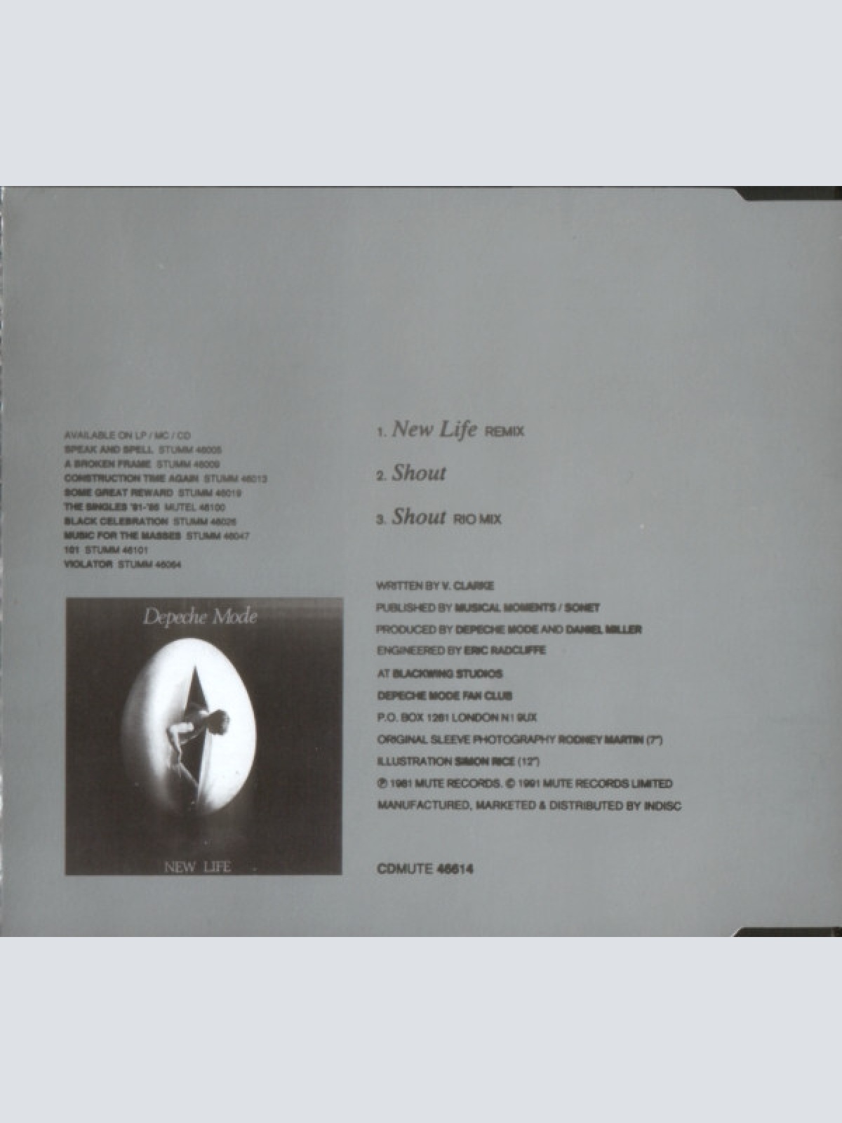 CD / Depeche Mode - New Life