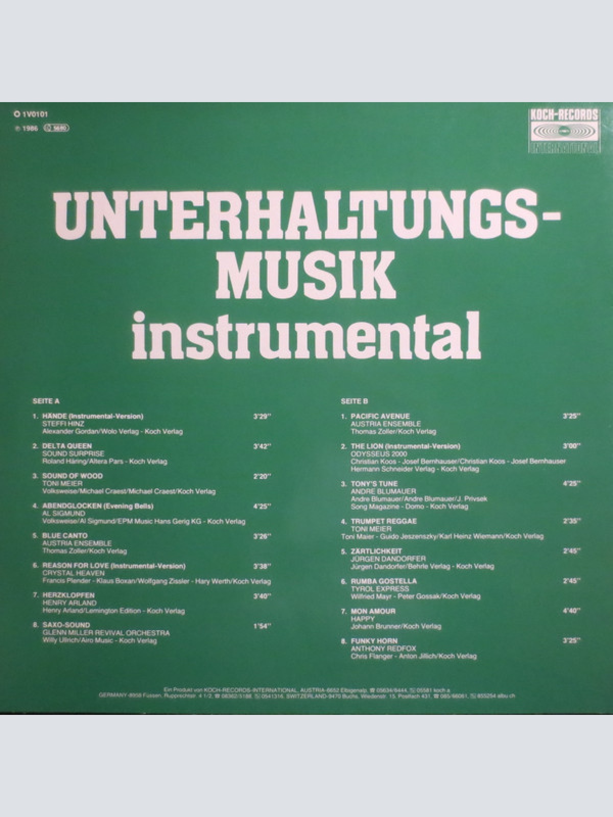 Vinyl / Various - Unterhaltungsmusik Instrumental