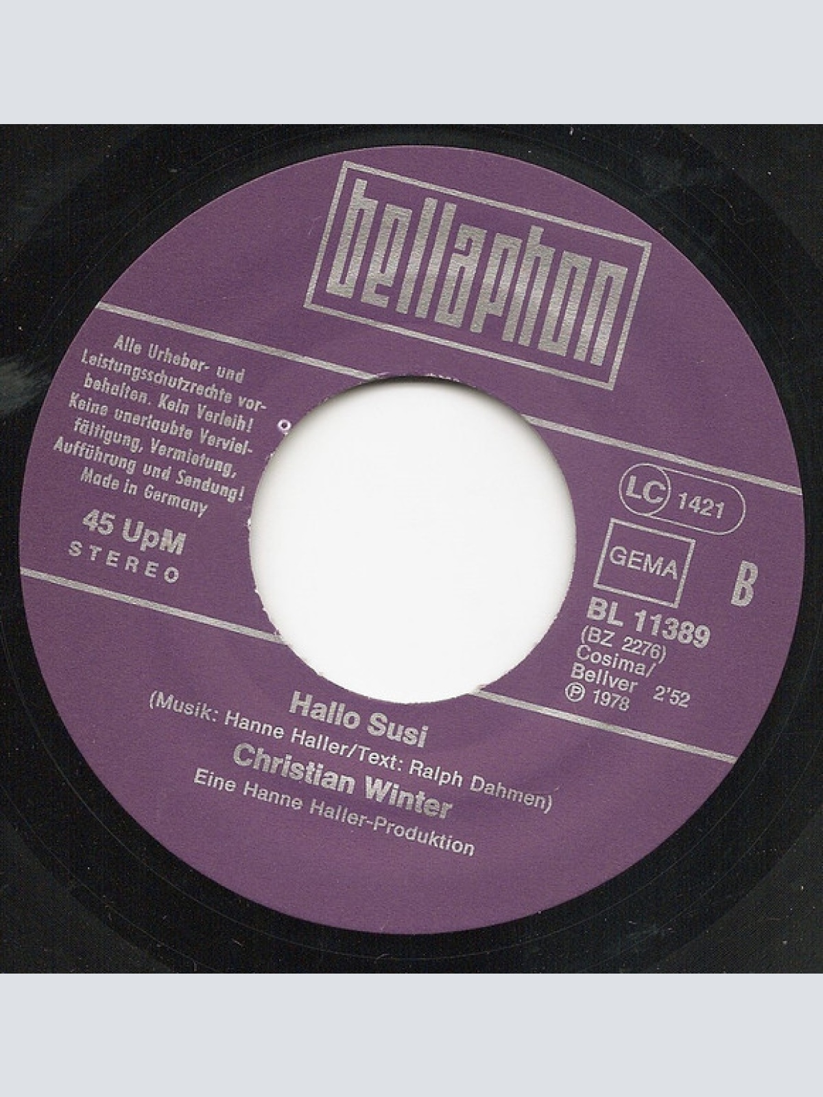 Vinyl / Christian Winter (2) - Verliebt In Die Schwester Von Dem...