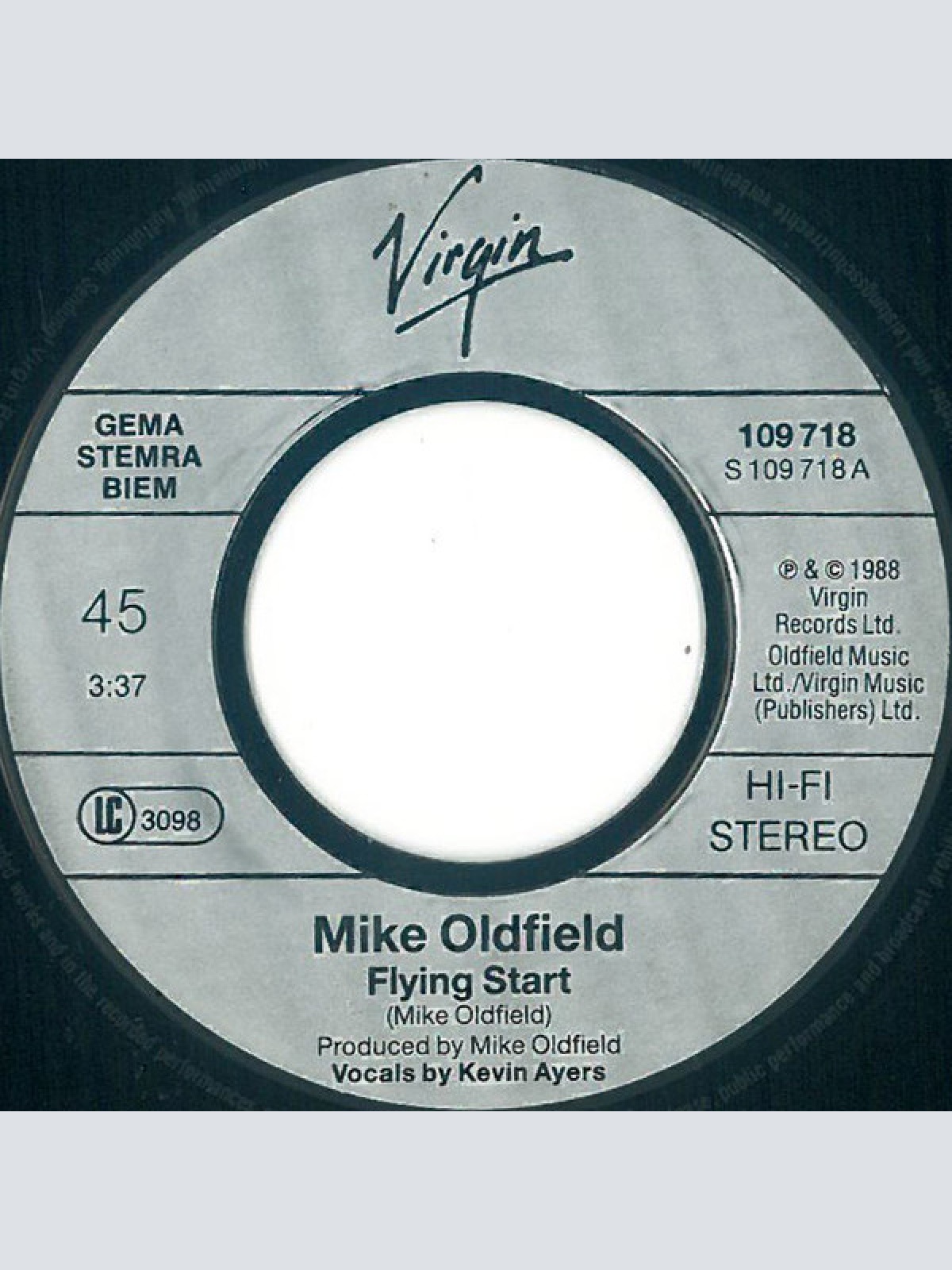 Vinyl / Mike Oldfield - Flying Start