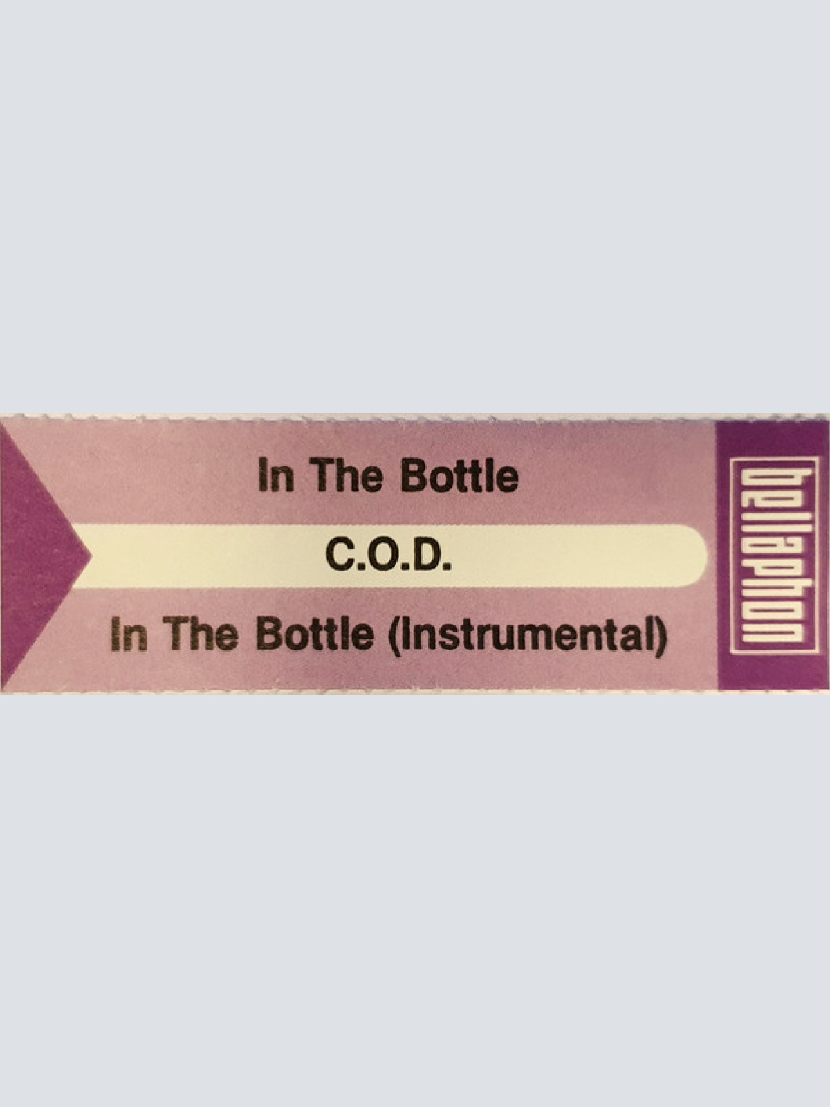 Vinyl / C.O.D. - In The Bottle