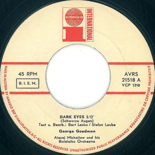 Vinyl / George Goodman, Alexej Michailow And His Balalaika Orchestra* - Dark Eyes