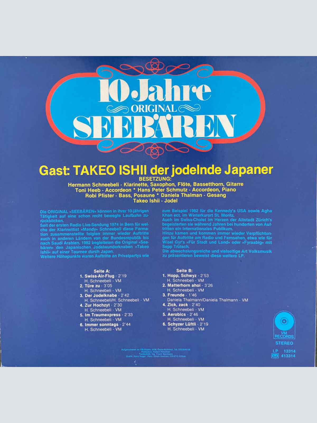 Vinyl / Original Seebären* - 10 Jahre Original Seebären