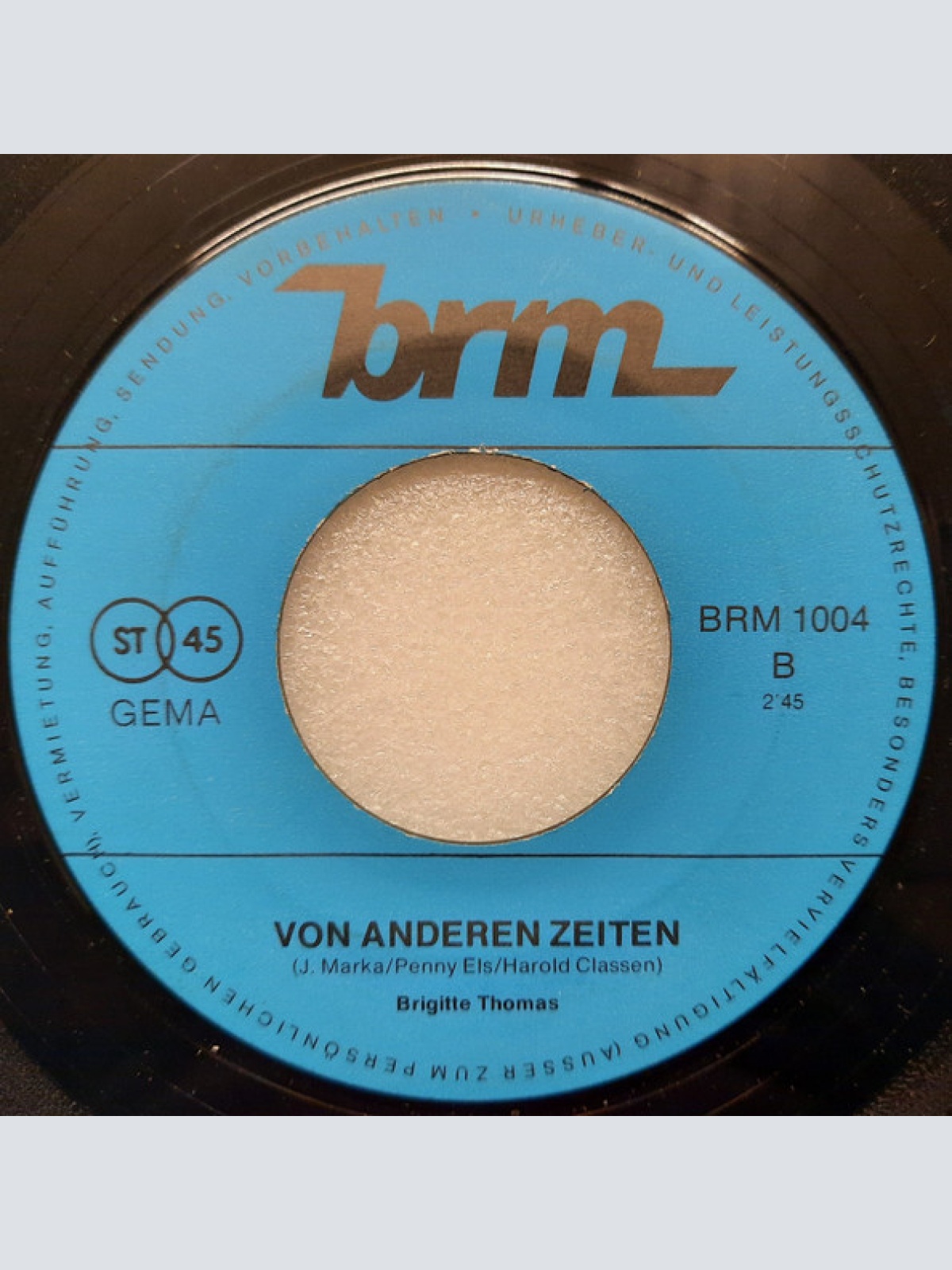 Vinyl / Brigitte Thomas - So Wie Ein Planet