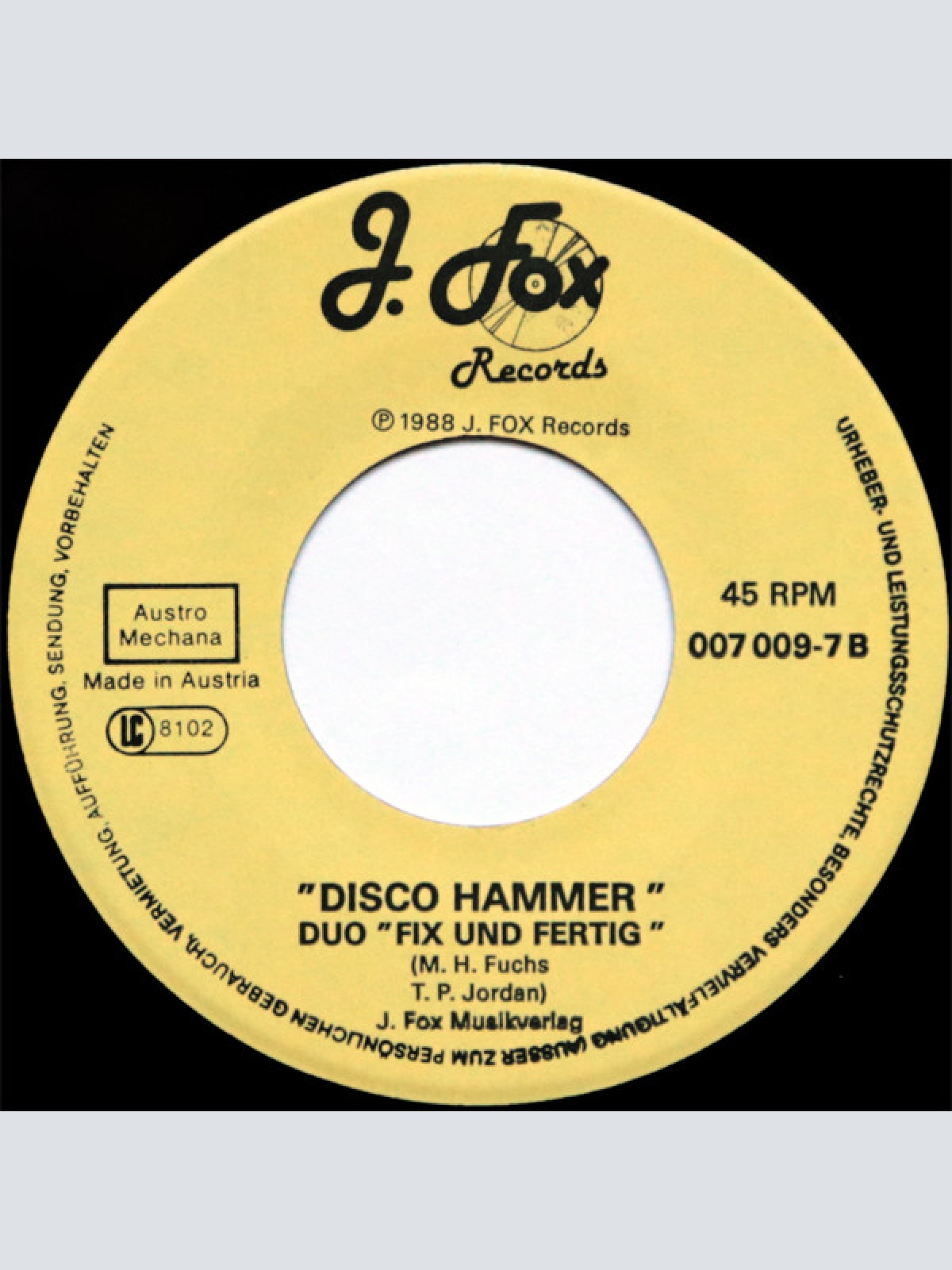 Vinyl / Duo "Fix + Fertig" - Heavy Metal Tango