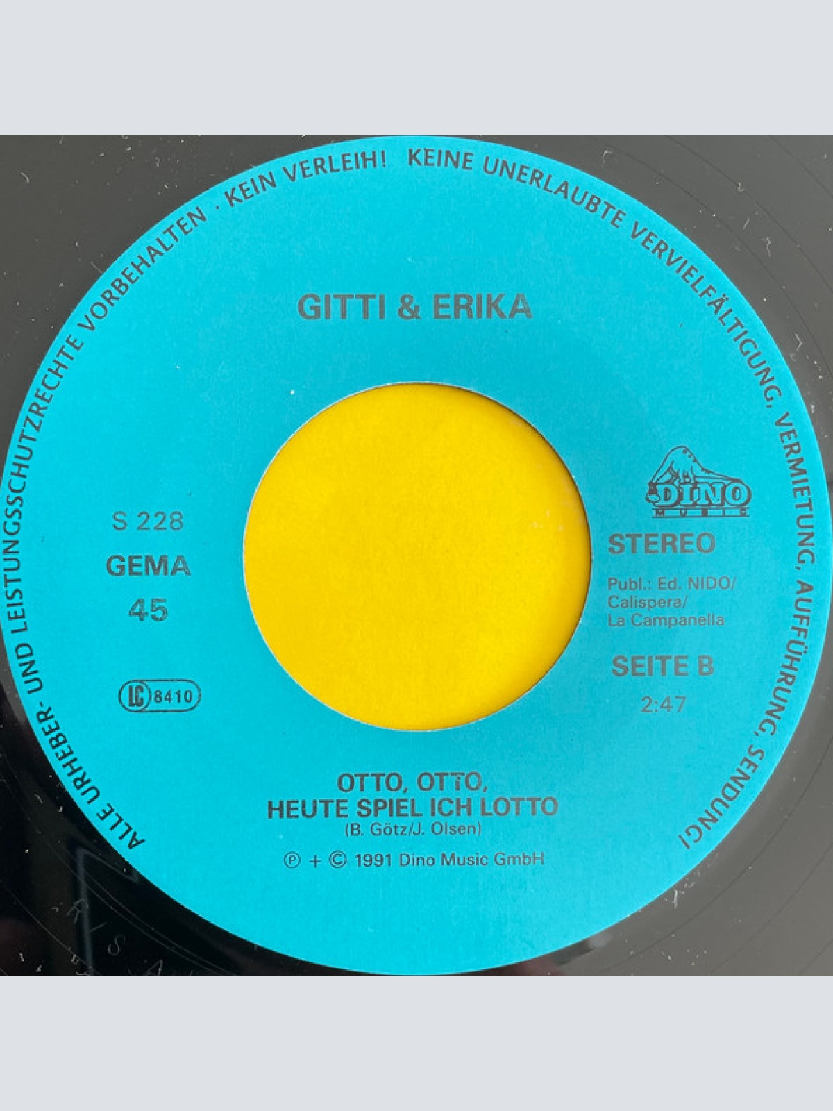 Vinyl / Gitti & Erika - Ein Treuer Husar